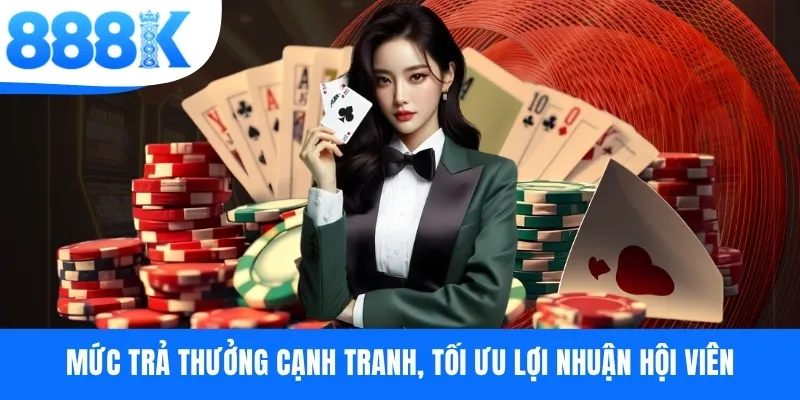 Mức trả thưởng cạnh tranh, tối ưu lợi nhuận hội viên
